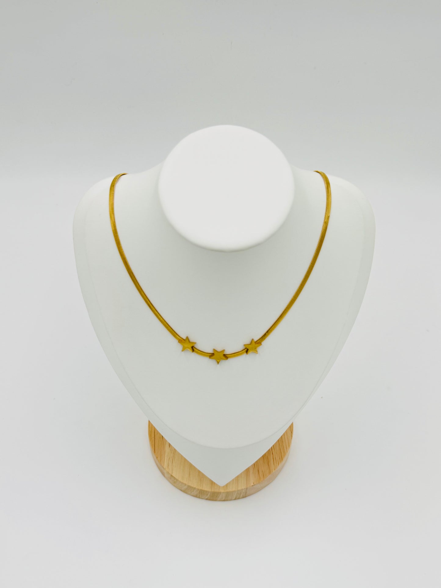 Three Star Necklace | Non-Tarnish, Hypoallergenic Jewelry