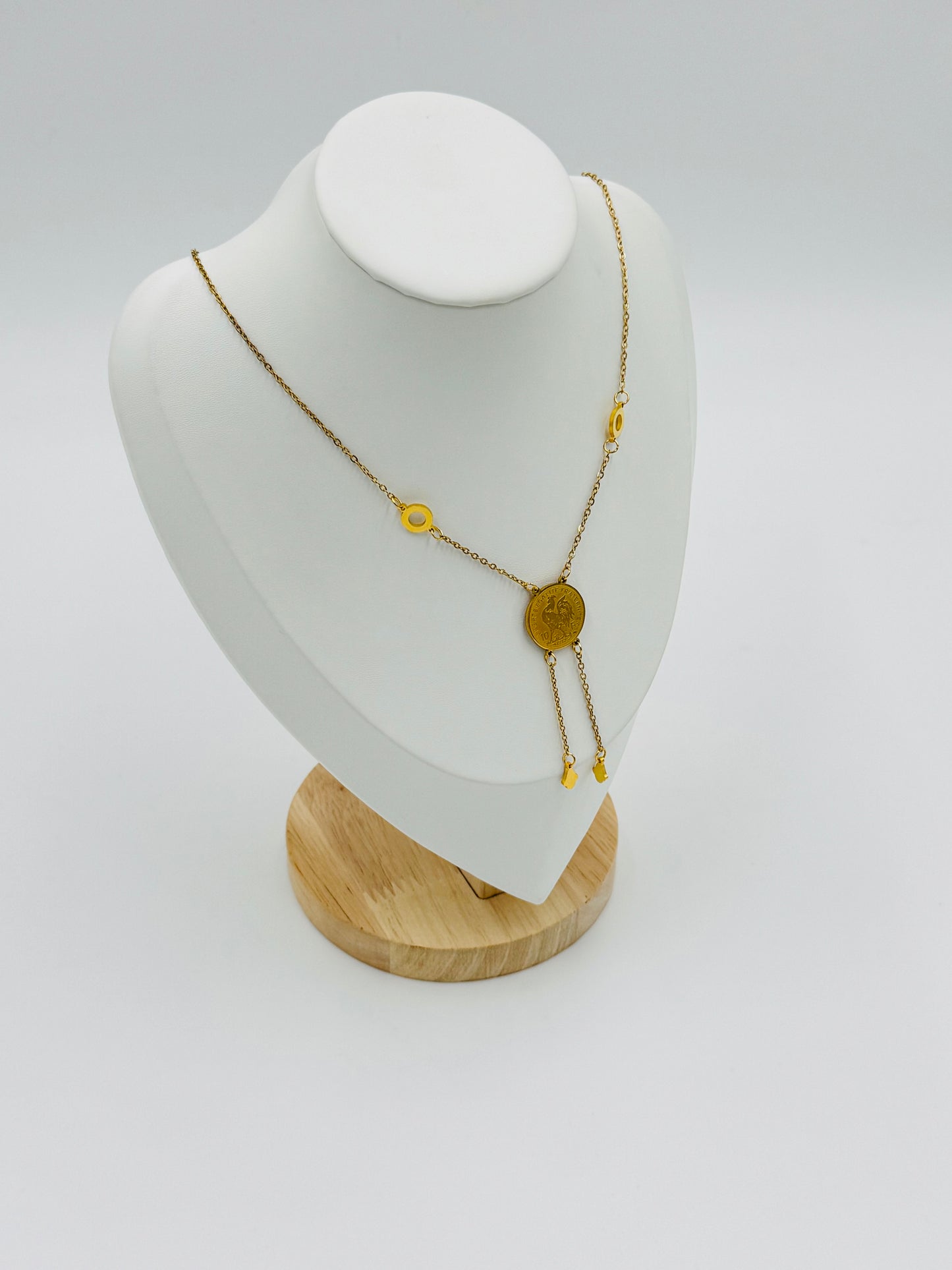 Vintage Coin Necklace | Non-Tarnish, Hypoallergenic Jewelry