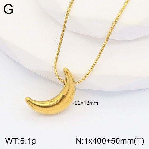 Minimalist Crescent Moon Necklace | Non-Tarnish, Hypoallergenic Jewelry