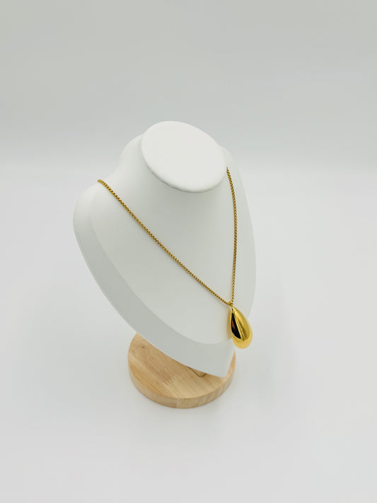 Teardrop Pendant Necklace | Non-Tarnish, Hypoallergenic Jewelry